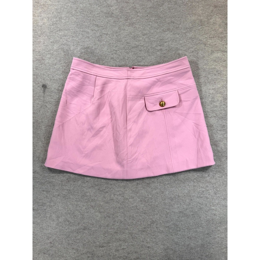 Boden Mini Straight & Pencil Skirt Womens 14 Pink Lined Streetwear Back Zip